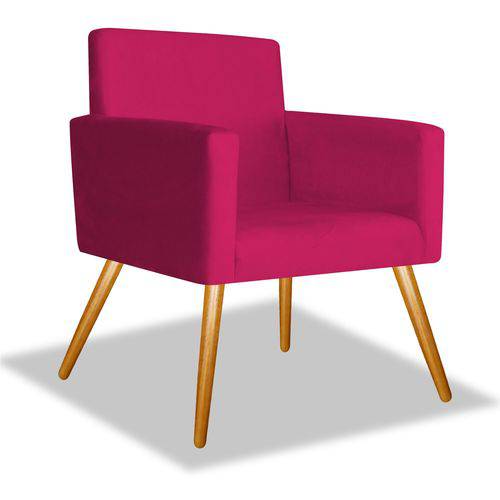 Poltrona Cadeira Decorativa Beatriz Sala Quarto Escritório Recepção Suede Rosa Pink - AM DECOR é bom? Vale a pena?