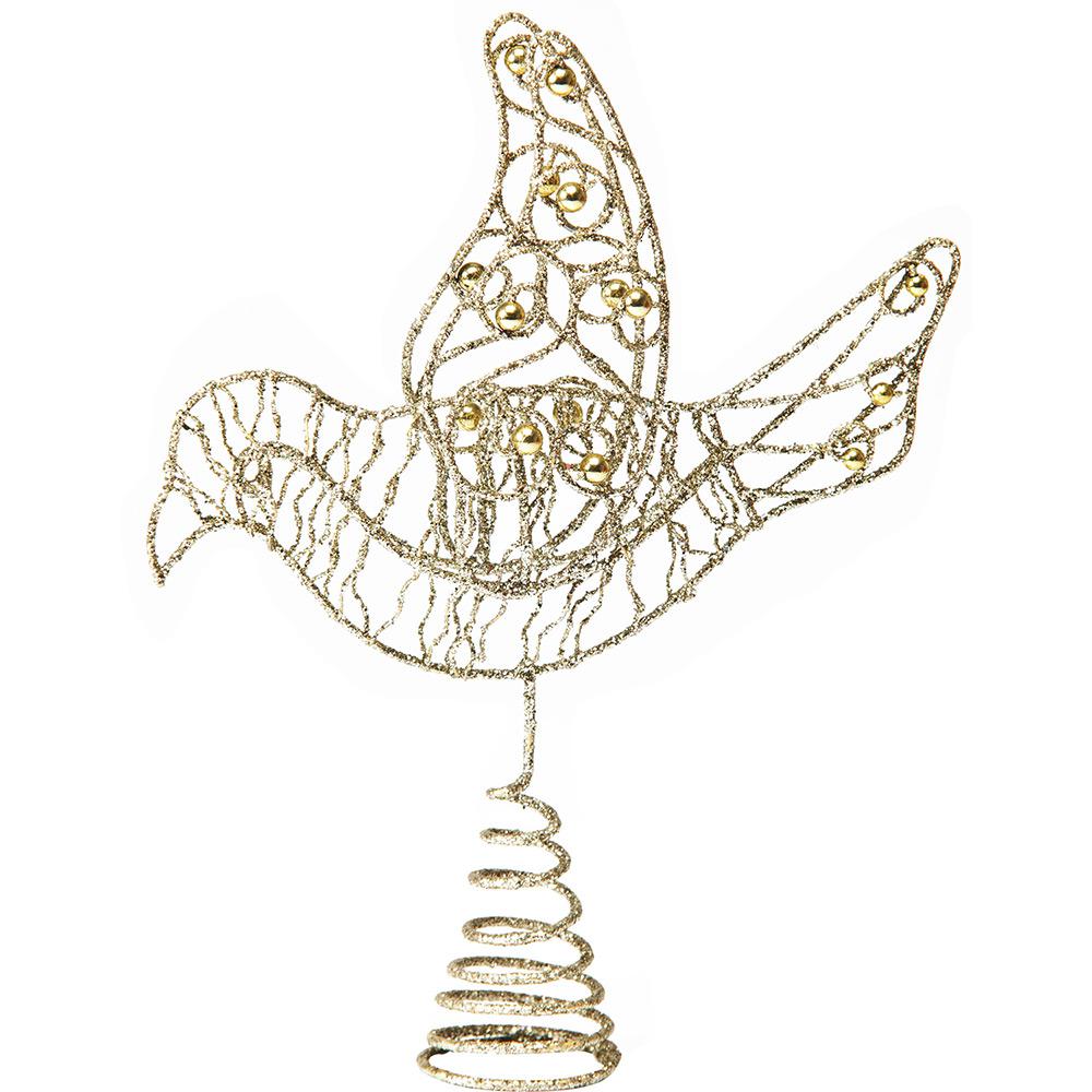 Ponteira em Metal Pássaro Cardeal Dourado - Christmas Traditions é bom? Vale a pena?