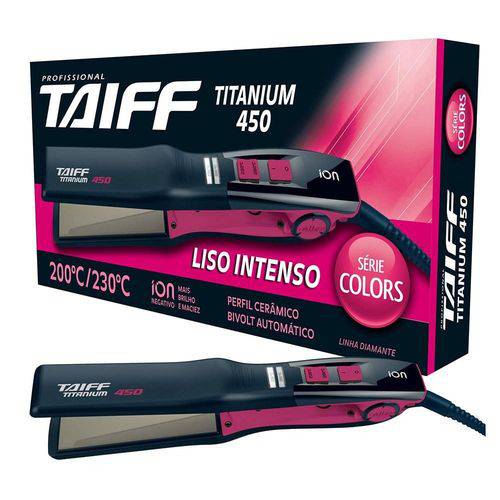 Prancha Titanium Colors Pink Bivolt Taiff Bivolt é bom? Vale a pena?