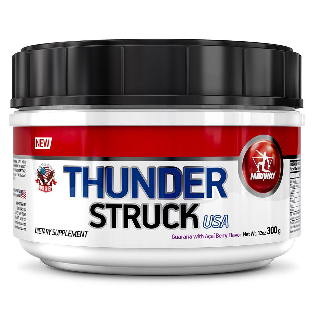 Pré Treino Com Whey Protein - Thunder Struck - 300g - Midway - Natural é bom? Vale a pena?