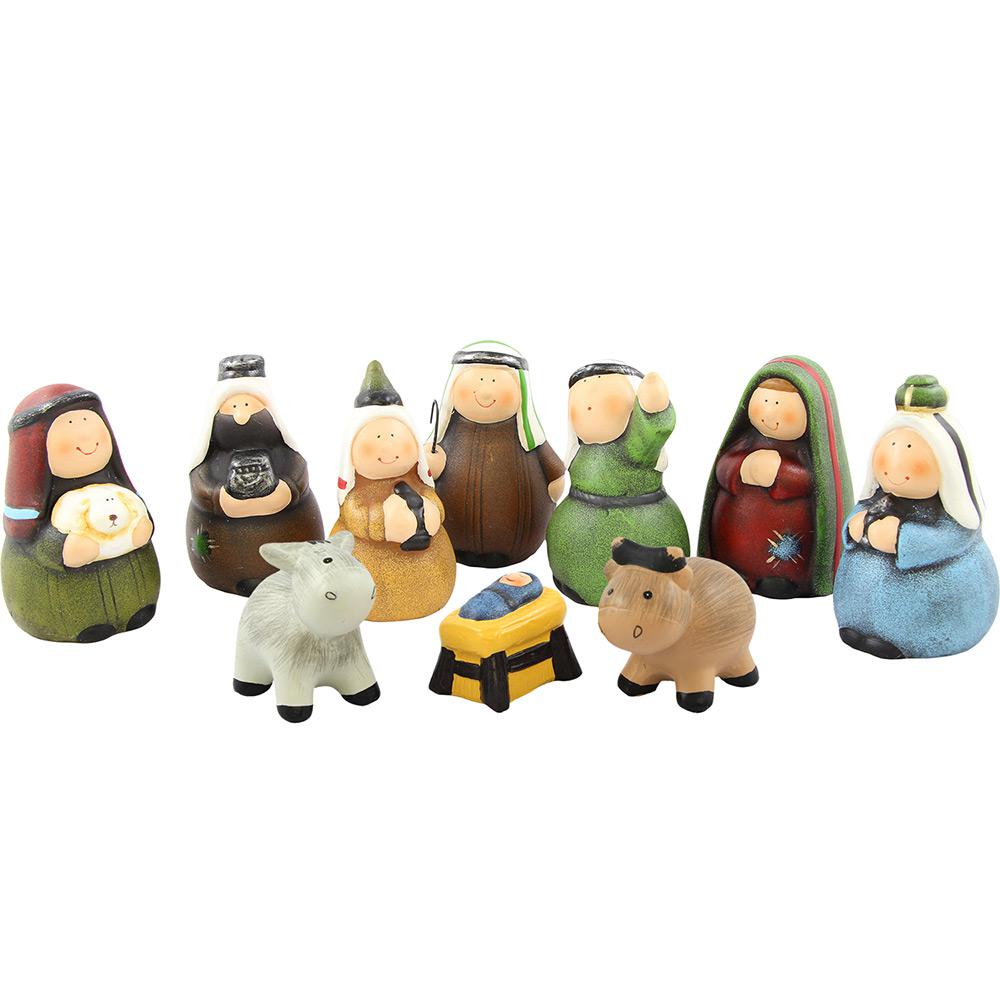Presépio em ceramica, 10 unidades, 10 cm - Christmas Traditions é bom? Vale a pena?