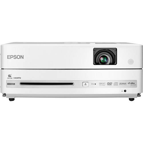 Projetor Epson Powerlite Presenter HD 3LCD WXGA Widescreen HD DVD Player Embutido é bom? Vale a pena?
