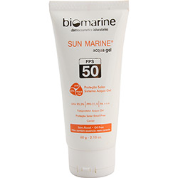 Protetor Solar Biomarine Sun Marine FPS 50 Acqua Gel Oil Free 60g é bom? Vale a pena?
