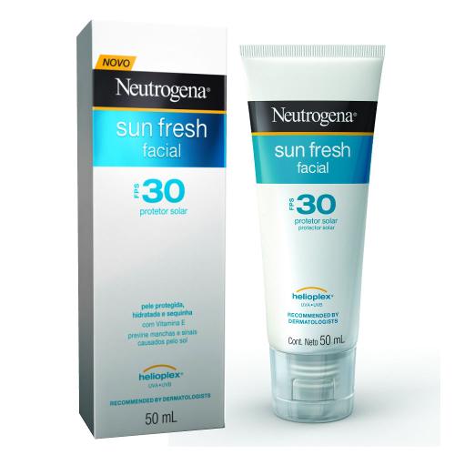 Protetor Solar Facial Neutrogena Sun Fresh Fps 30 50ml é bom? Vale a pena?