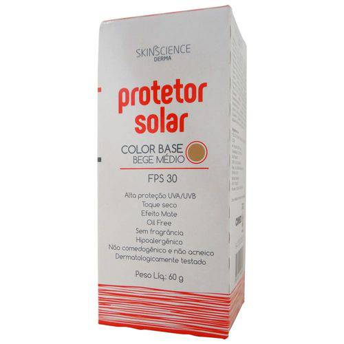 Protetor Solar Skinscience Fps 30 Color Base Bege Medio - 60gr é bom? Vale a pena?