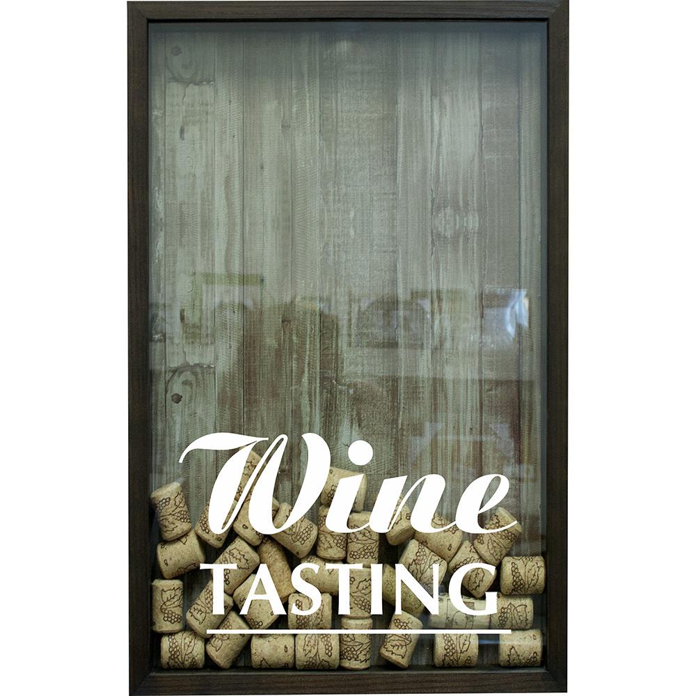 Quadro Porta Rolhas de Vinho Wine Tasting 17x27x4cm Betume - Kapos é bom? Vale a pena?