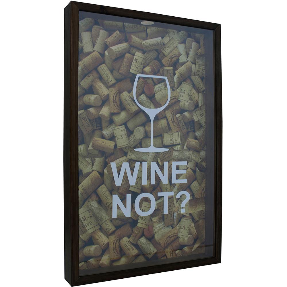 Quadro Porta-Rolhas Wine Not? Natural 30x50x5cm - Kapos é bom? Vale a pena?