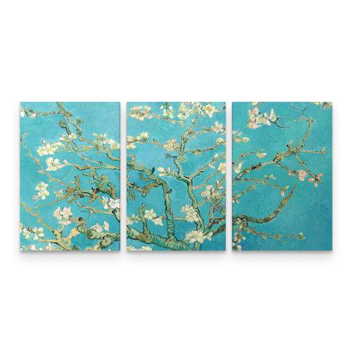 Quadro Van Gogh Amendoeira em Flor Decorativo em 3 Telas é bom? Vale a pena?