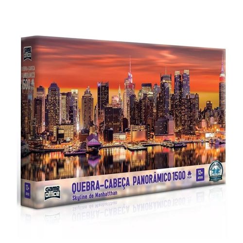 Quebra-cabeça 1500 Peças Panorâmico - Skyline de Manhattan - Toyster é bom? Vale a pena?