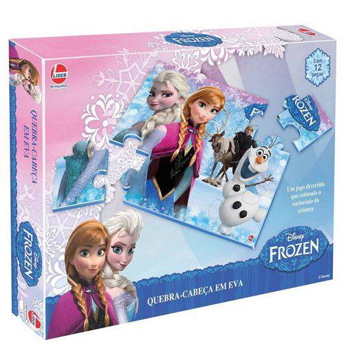 Quebra Cabeça da Frozen Disney com 12 Peças 2287 - Líder é bom? Vale a pena?