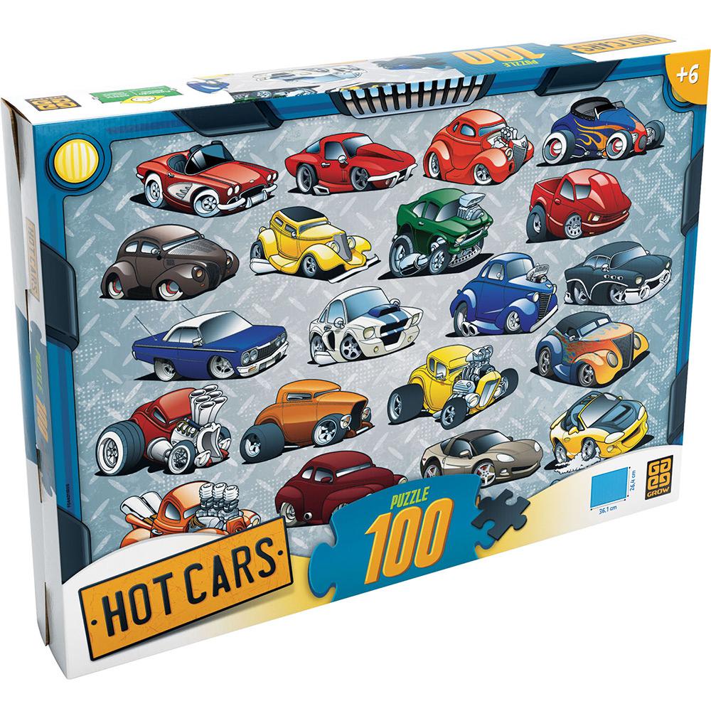 Quebra-Cabeça Hot Cars 100 peças - Grow é bom? Vale a pena?