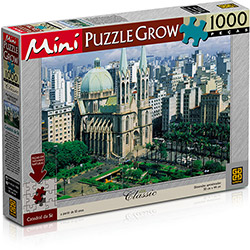 Quebra-Cabeça Mini Puzzle 1000 Peças - Catedral da Sé - Grow é bom? Vale a pena?