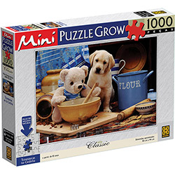 Quebra-cabeça Mini Puzzle Travessuras na Cozinha 1000 Peças - Grow é bom? Vale a pena?