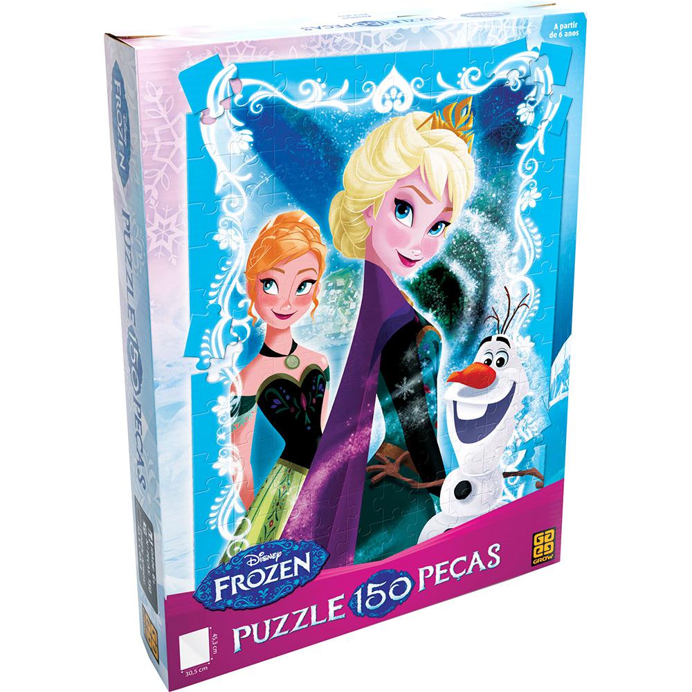 Quebra Cabeça Puzzle 150 peças Frozen - Grow é bom? Vale a pena?