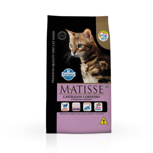 Ração Farmina Matisse para Gatos Adultos Castrados Sabor Cordeiro - 10,1kg é bom? Vale a pena?