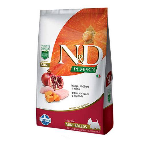 Ração Farmina N&D Pumpkin Frango para Cães Adultos de Raças Pequenas - 2,5 Kg é bom? Vale a pena?