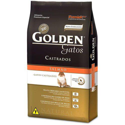 Ração Golden Gato Adulto Castrado - Salmão - 10,1kg é bom? Vale a pena?