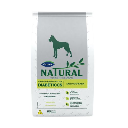 Ração Guabi Natural para Cães Adultos Diabéticos - 10,1kg é bom? Vale a pena?