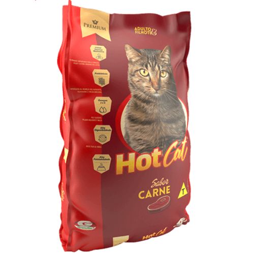 Ração Hot Cat Carne 25 Kg é bom? Vale a pena?