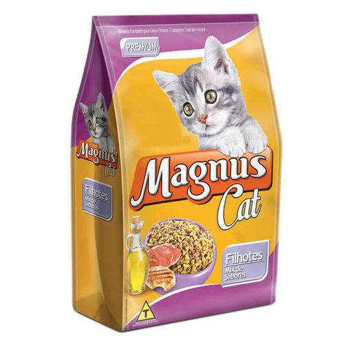 Ração Magnus Cat Premium Filhotes Mix de Sabores - 15 Kg é bom? Vale a pena?