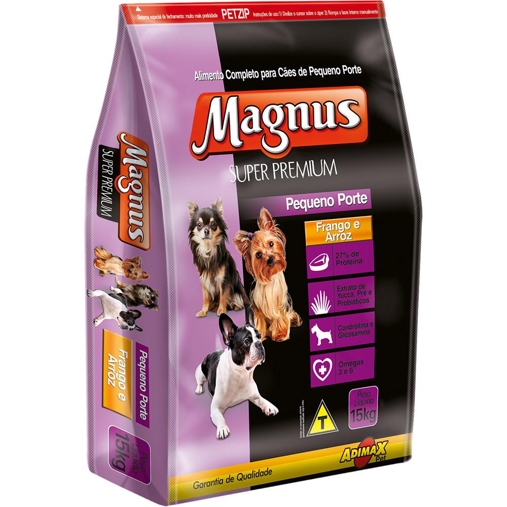 Ração Magnus Super Premium para Cães Pequenos Frango e Arroz 15kg é bom? Vale a pena?
