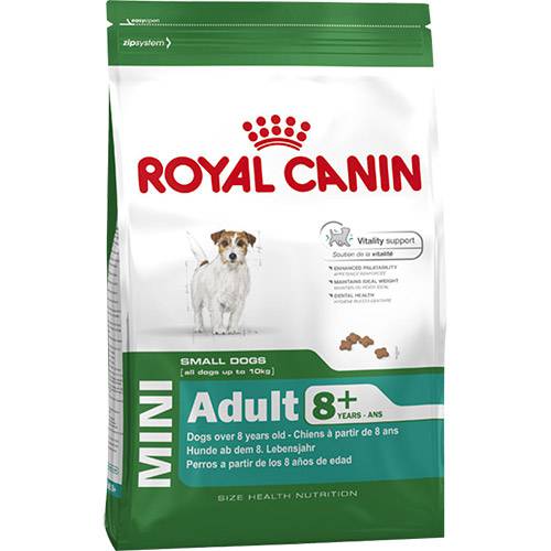 Ração Mini Adult 8+ para Cães Adultos de Raças Pequenas com 8 Anos ou Mais 1kg - Royal Canin é bom? Vale a pena?