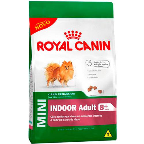 Ração Mini Indoor Adult 8+ para Cães de Raças Pequenas Acima de 8 Anos 7,5kg - Royal Canin é bom? Vale a pena?