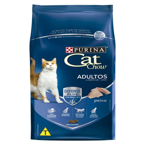 Ração Nestlé Purina Cat Chow para Gatos Adultos Sabor Peixe - 10,1kg é bom? Vale a pena?