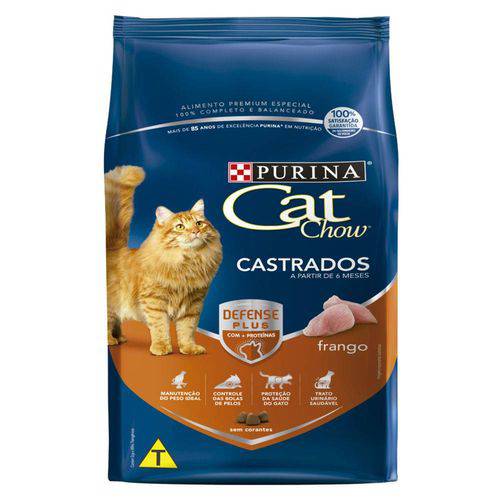 Ração Nestlé Purina Cat Chow para Gatos Castrados Sabor Frango - 10,1kg é bom? Vale a pena?