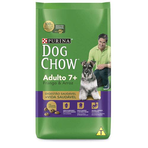Ração Nestlé Purina Dog Chow para Cães Adultos 7+ Sabor Frango e Arroz 15kg é bom? Vale a pena?
