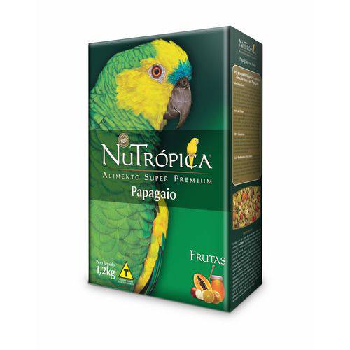 Ração Nutrópica para Papagaios Sabor Frutas - 1,2kg é bom? Vale a pena?