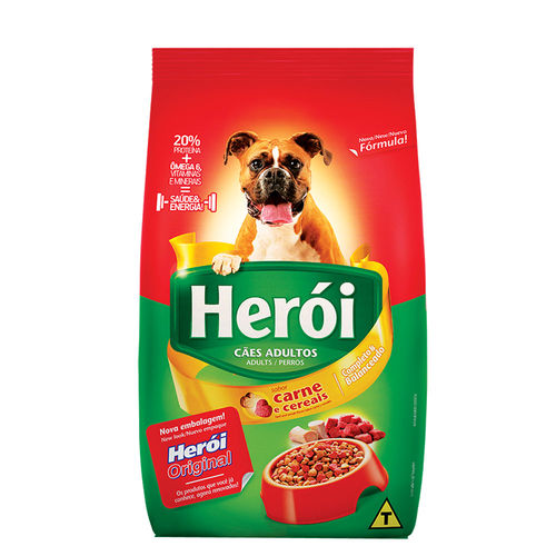 Ração para Cães Adultos Herói Carne e Cereais é bom? Vale a pena?