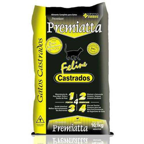 Ração Premiatta Feline para Gatos Castrados - 10,1kg é bom? Vale a pena?