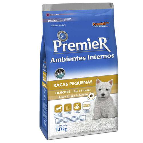 Ração Premier Pet Ambientes Internos Cães Filhotes Raças Pequenas 1kg é bom? Vale a pena?