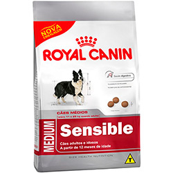 Ração Royal Canin Medium Sensible para Cães Adultos ou Idosos Sensíveis de Raças Médias - 15kg é bom? Vale a pena?