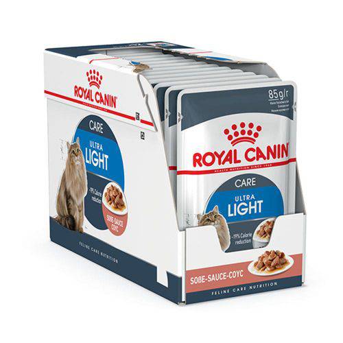 Ração Royal Canin Sachê Ultra Light para Gatos - Caixa com 12 Unidades é bom? Vale a pena?
