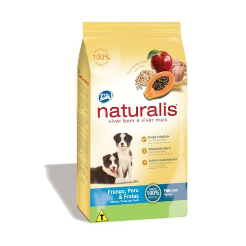 Ração Total Naturalis para Cães Filhotes Sabor Frango Peru e Frutas 15kg é bom? Vale a pena?