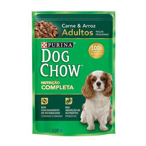 Ração Úmida Dog Chow Sabor Carne para Cães Adultos de Raças Pequenas- 100g é bom? Vale a pena?