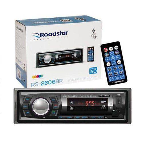 Radio Automotivo Toca MP3 Roadstar RS-2606BR Bluetooth USB é bom? Vale a pena?