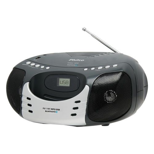 Rádio Boombox PB119BT Bluetooth, USB, MP3, Rádio FM, 5W RMS - Philco é bom? Vale a pena?