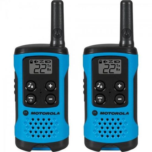 Rádio Comunicador Talkabout 25km T100br Azul Motorola é bom? Vale a pena?
