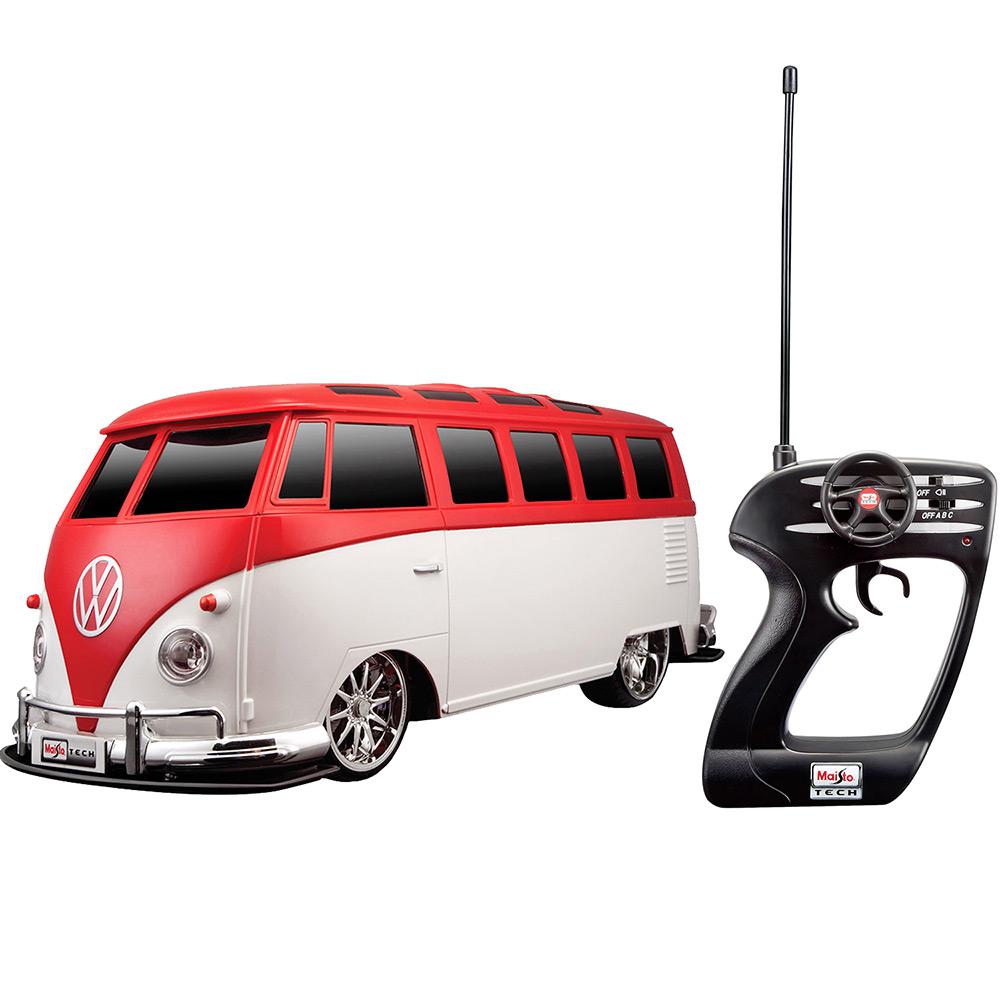 Rádio Control 1:10 Volkswagen Van Samba Vermelho - Maisto é bom? Vale a pena?