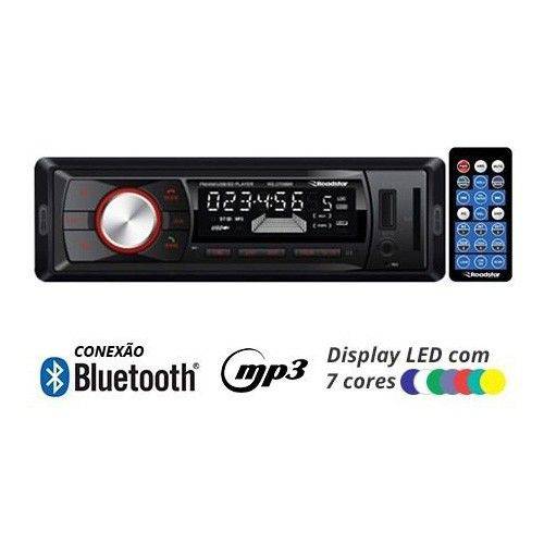 Rádio Mp3 Player Automotivo Bluetooth Roadstar RS-2709BR Fm USB Controle 7 Cores Iluminação Botões é bom? Vale a pena?