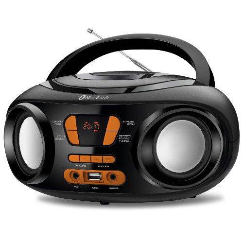 Rádio Portátil Mondial Boom Box Bx-19 Rádio Fm Bluetooth e Entrada Usb Preto/laranja – Bivolt é bom? Vale a pena?