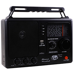 Rádio Portátil Motobrás AM/FM/OC Caixa Acústica Integrada Preto é bom? Vale a pena?