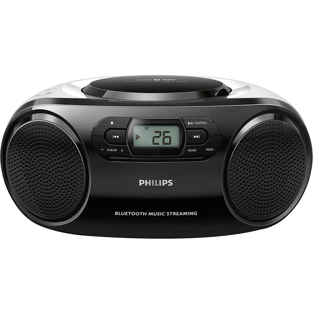 Rádio Portátil Philips AZ330TX/78 CD Player FM Bluetooth USB Aux MP3 - Preto é bom? Vale a pena?