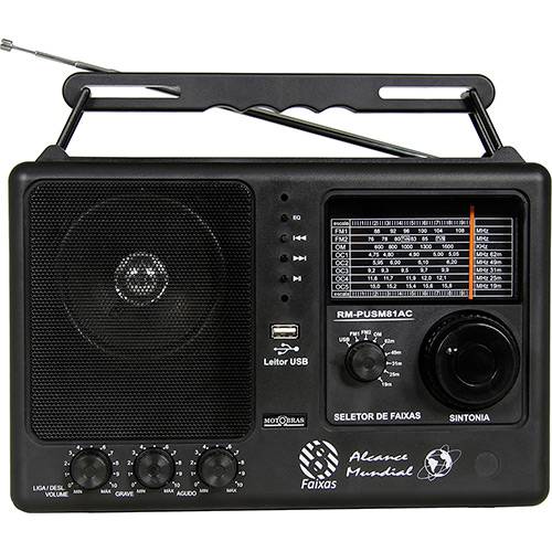 Rádio Portátil Rm-pusm-81ac - Motobras é bom? Vale a pena?