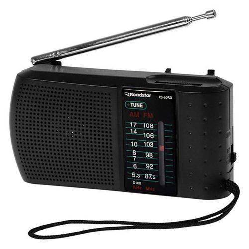 Rádio Portátil Roadstar Rs-60rd Am e Fm 0.5 Watts - Preto é bom? Vale a pena?
