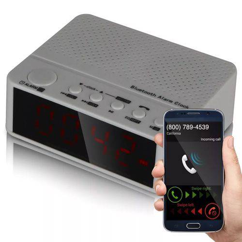 Rádio Relógio Digital Bluetooth Fm Despertador SD é bom? Vale a pena?