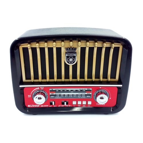 Radio Vintage Music Box Portátil Retrô Recarregável Bluetooth é bom? Vale a pena?